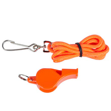 Load image into Gallery viewer, Plastic Pealess Whistle with Lanyard