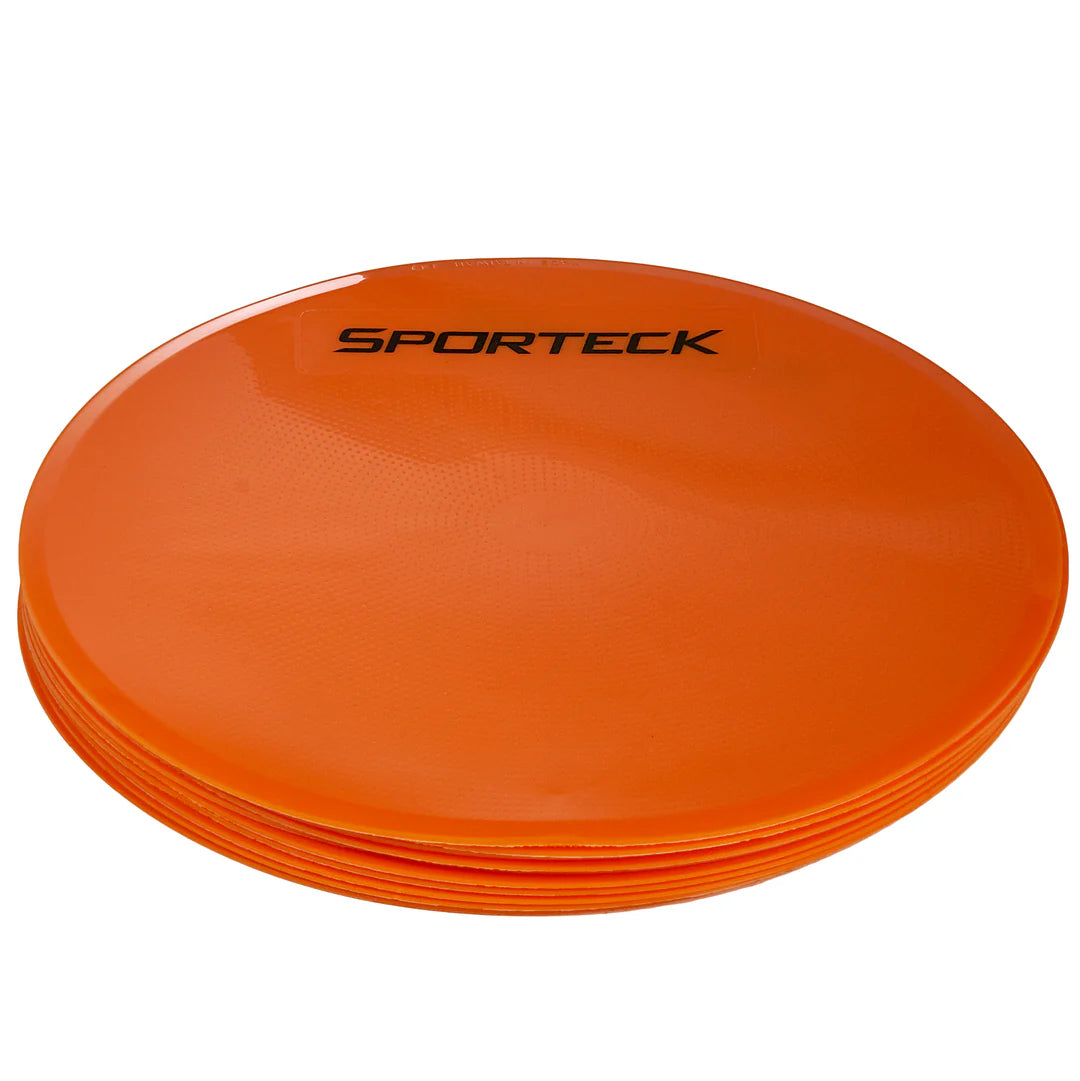 Flat Cone Markers 10 Pack- Sporteck